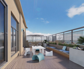 Modern Leisure Balcony-ID:385253914