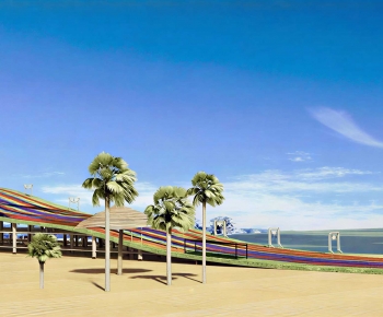 Modern Park Landscape-ID:987389096
