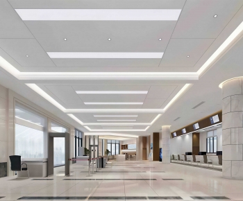 Modern Office Reception Desk-ID:596872095