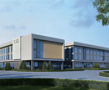 Modern Appearance Of Commercial Building-ID:887403015