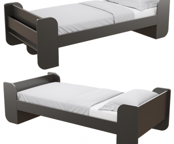 Modern Single Bed-ID:115395073