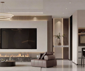 Modern A Living Room-ID:551629195