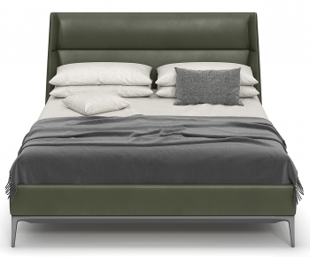 Modern Double Bed-ID:886367088