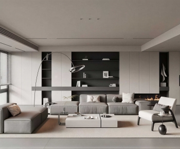 Modern A Living Room-ID:996174101