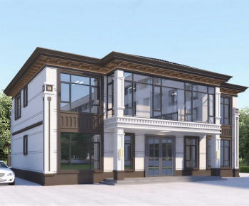 New Chinese Style Detached Villa-ID:525847915