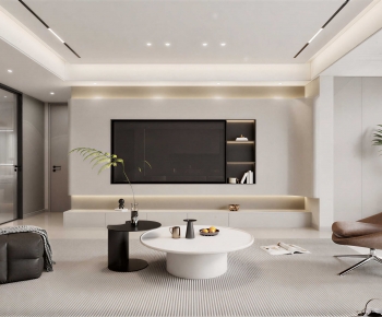 Modern A Living Room-ID:678670451