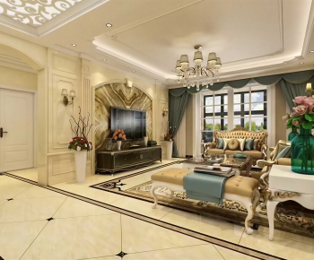 European Style A Living Room-ID:915108927