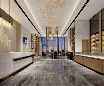 New Chinese Style Real Estate Sales Office-ID:753736029