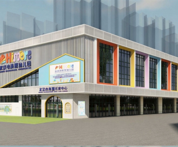 Modern Facade Element-ID:432647942