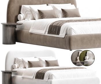 Modern Double Bed-ID:413554911