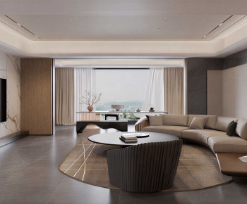 Modern A Living Room-ID:801359895
