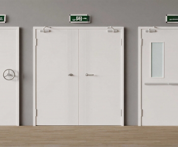 Modern Fire Door-ID:649262915