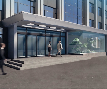 Modern Facade Element-ID:622287993