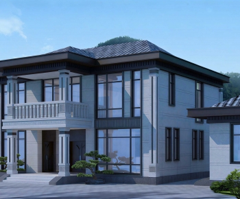 New Chinese Style Detached Villa-ID:993011954