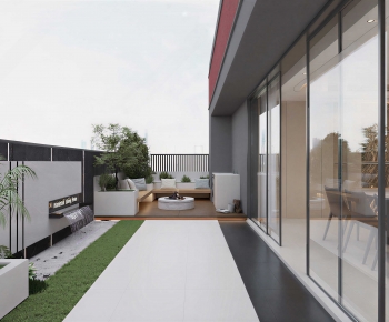 Modern Leisure Balcony-ID:627778059