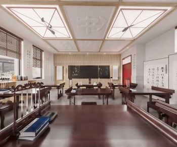New Chinese Style School Classrooms-ID:280419111