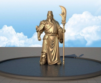 New Chinese Style Sculpture Sketch-ID:560762884