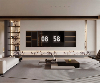 Modern A Living Room-ID:495826015