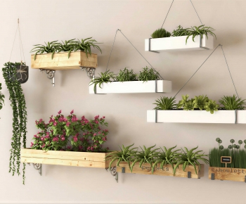 Modern Potted Green Plant-ID:378413928