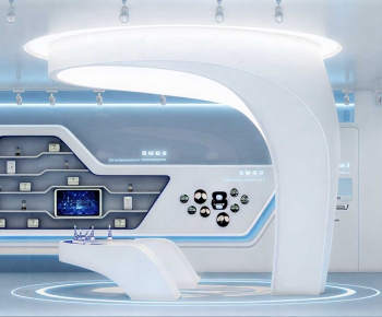 Modern Exhibition Hall-ID:258319482