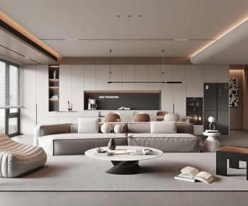 Modern A Living Room-ID:967592001