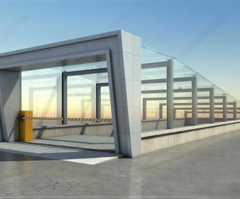 Modern Underground Parking Lot-ID:175652039