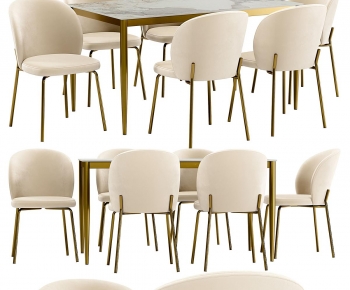 Modern Dining Table And Chairs-ID:819622998
