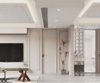 Modern A Living Room-ID:755954034