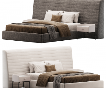 Modern Double Bed-ID:350449196