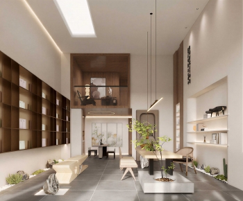 New Chinese Style A Living Room-ID:141208895