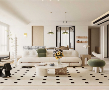Modern A Living Room-ID:352219105