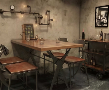 Modern Dining Table And Chairs-ID:698421964