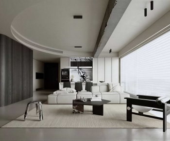 Modern A Living Room-ID:804861075