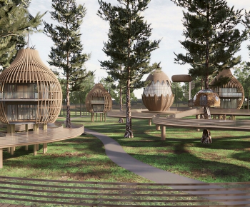 New Chinese Style Appearance Of Commercial Building-ID:445734989