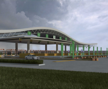 Modern Public Building-ID:247869015