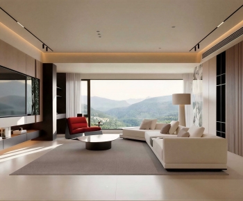 Modern A Living Room-ID:623864894