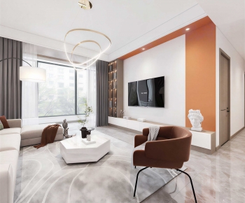 Modern A Living Room-ID:289273025