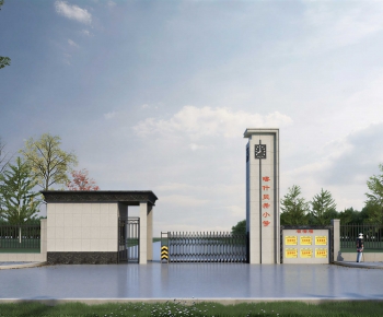 Modern Facade Element-ID:121093036