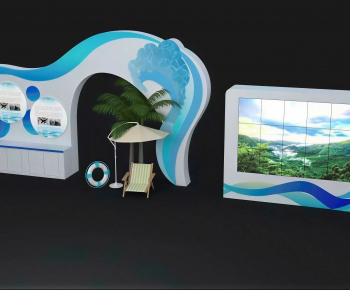 Modern Exhibition Hall-ID:819869085