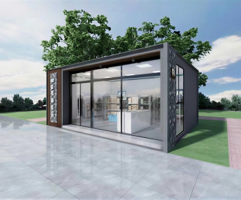 Modern Appearance Of Commercial Building-ID:952032098