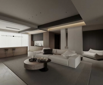 Modern A Living Room-ID:633765949