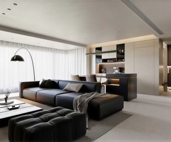 Modern A Living Room-ID:155623914