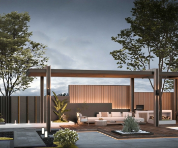 Modern Courtyard/landscape-ID:487621078