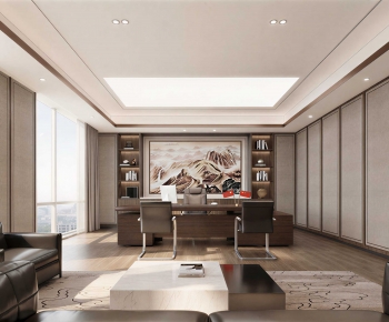 Modern Manager's Office-ID:124883894