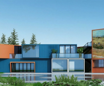 Modern Appearance Of Commercial Building-ID:853319252