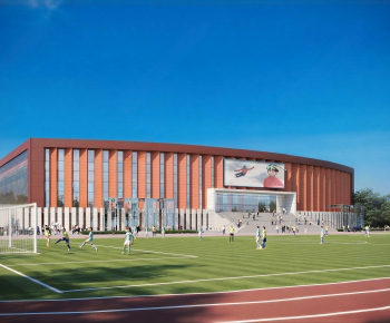 Modern Outdoor Sports Stadium-ID:445580966