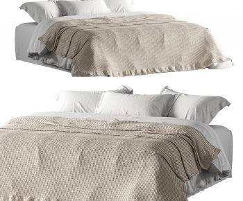 Modern Double Bed-ID:693650012