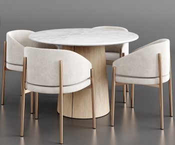 Modern Dining Table And Chairs-ID:683418041