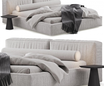 Modern Double Bed-ID:580272919