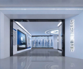 Modern Exhibition Hall-ID:137696038